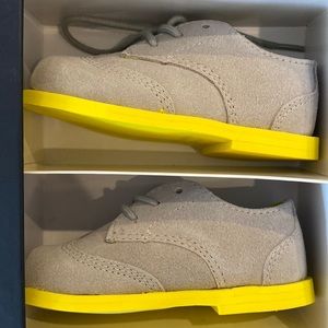 Cole Haan Boys shoes grey and yellow new with original box